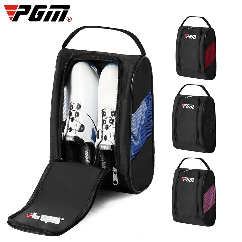 PGM Portable Mini Golf Shoe Bag Nylon Carrier Bags Golfball Holder