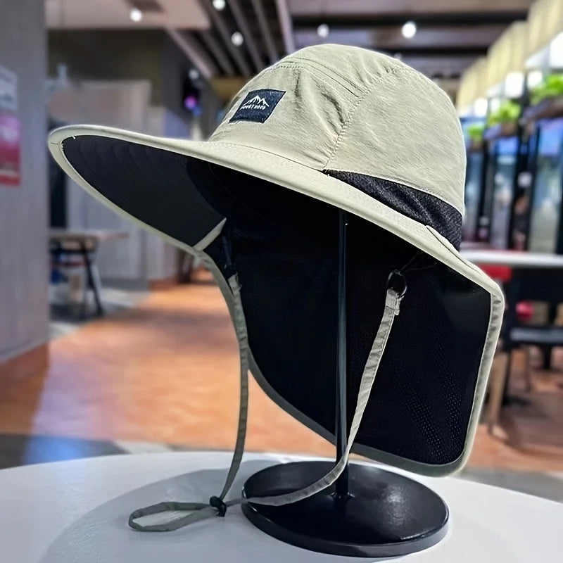 Durable Carbon Fiber Outdoor Sun Hat for Hiking, Camping, Golf & More