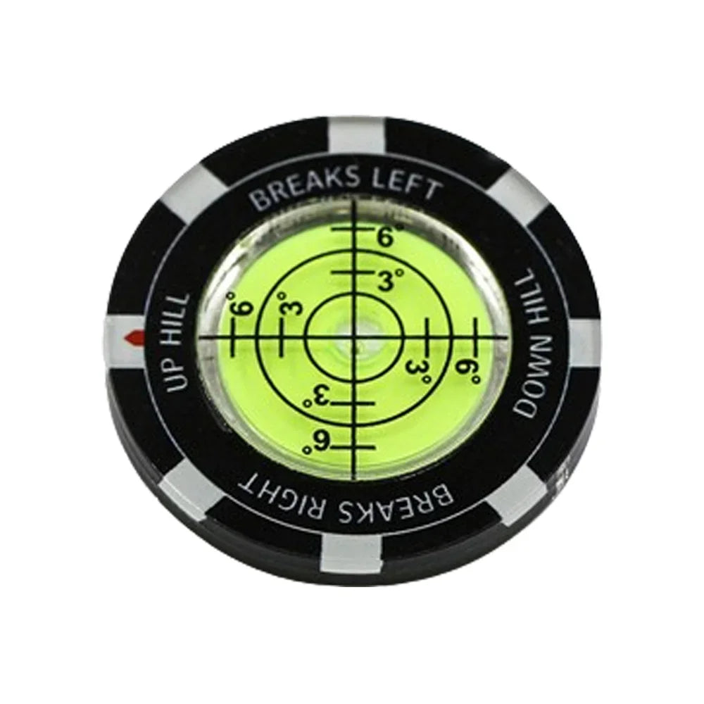 Golf Putt Ball Marker High Precision Round Green Reader Golfing