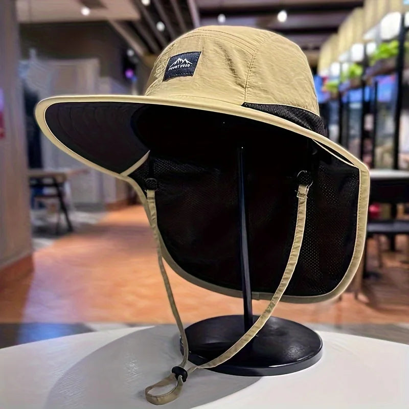 Durable Carbon Fiber Outdoor Sun Hat for Hiking, Camping, Golf & More
